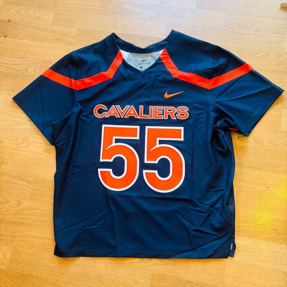 NCAA  University of Virginia Sewn Jersey Large